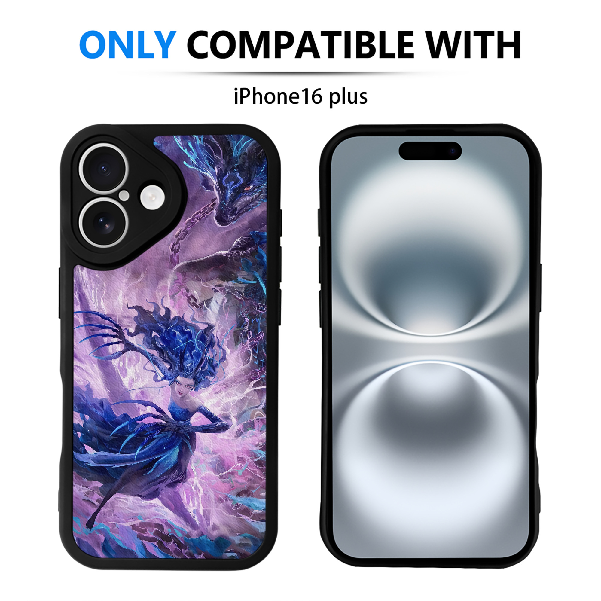 （画像用） Ne Zha 2 ナタ 魔童の大暴れ 【iPhone 16シリーズ対応】シリコンスマホケース（レザー調） 材質：シリコン